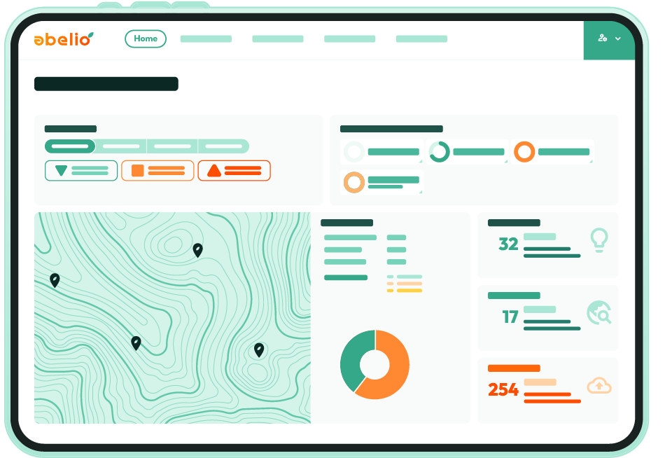 Tablet dashboard