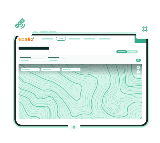 illustration of abelio's platform map view