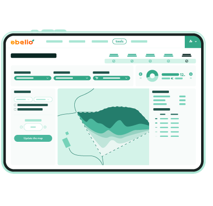 illustration of abelio's platform biomass map